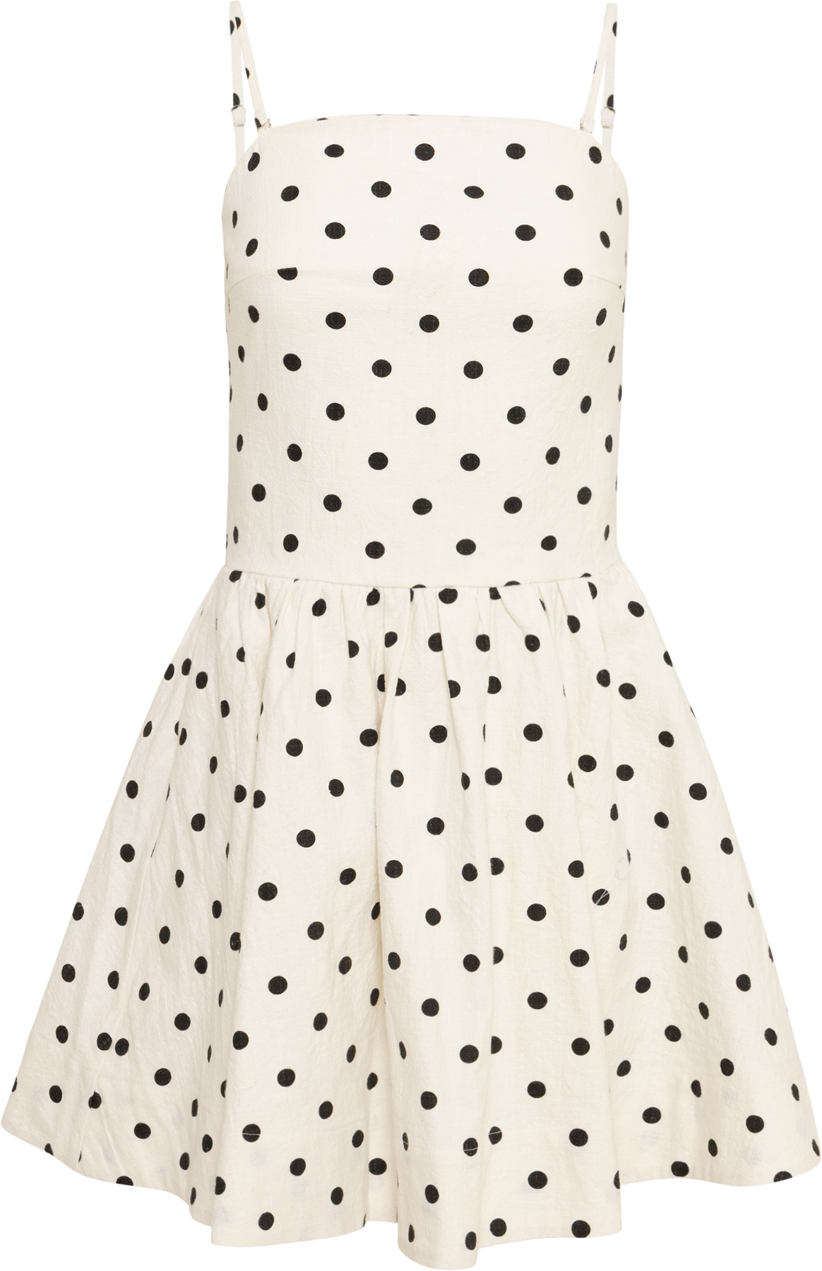 Enia Dot Dress - White