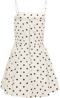 Enia Dot Dress - White