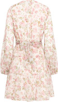 Hedvig Chiffon Mini Dress - Pink Floral