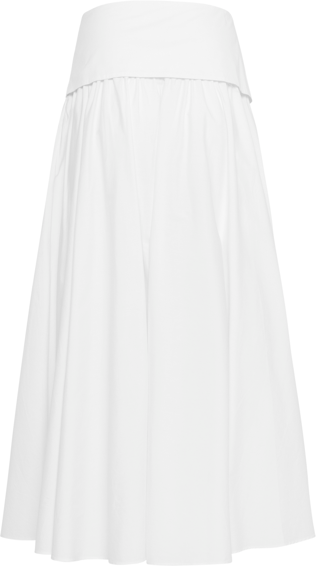 Elina Poplin Skirt - Off White