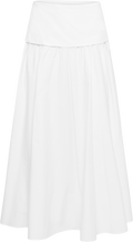 Elina Poplin Skirt - Off White