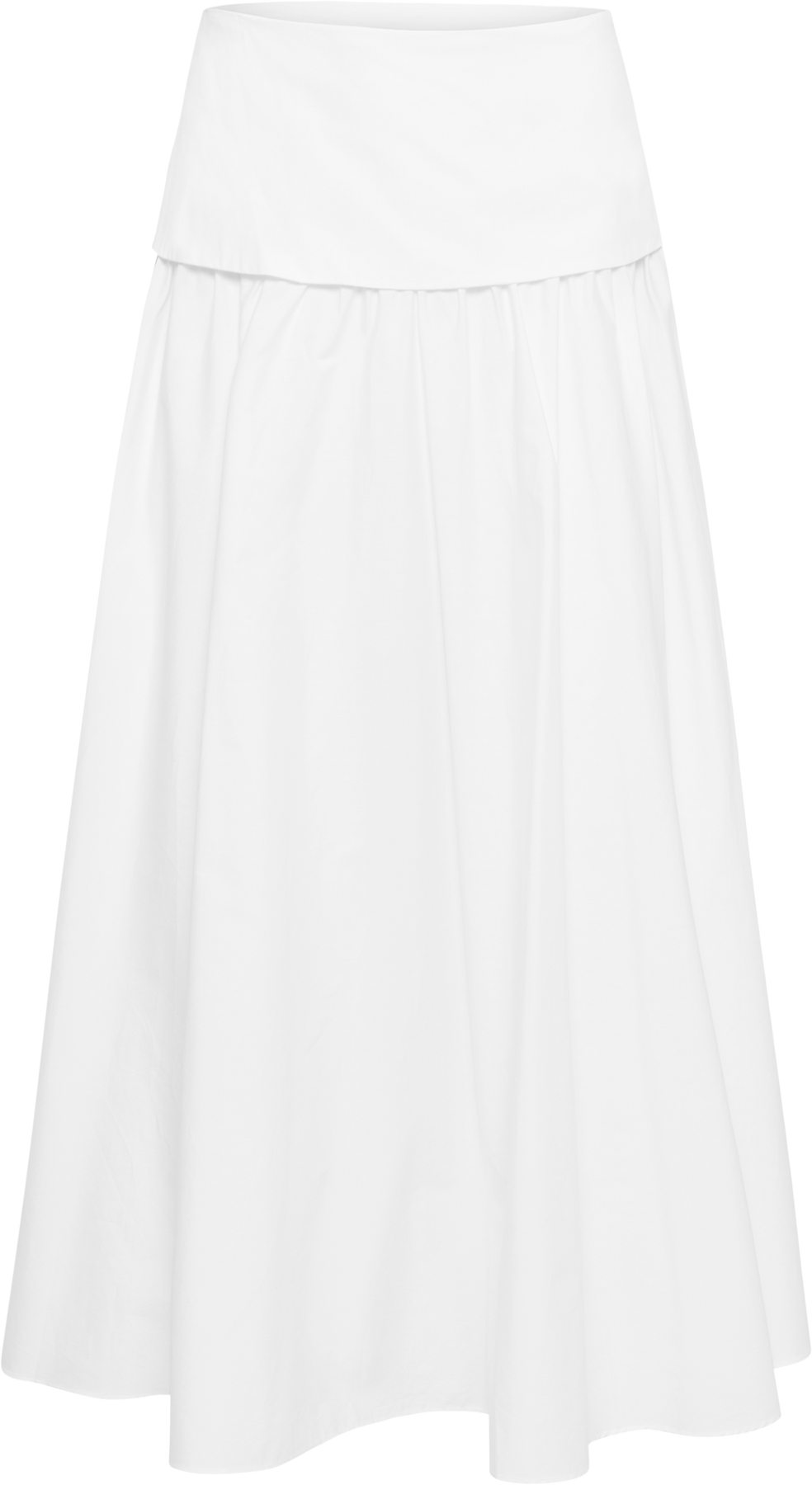 Elina Poplin Skirt - Off White