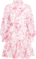 Liv Porcelain B Anglaise Dress - Dark Pink