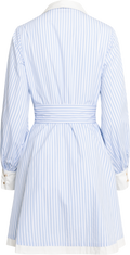 Linnea Stripe Shirt Dress - Light Blue Stripe