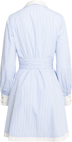 Linnea Stripe Shirt Dress - Light Blue Stripe