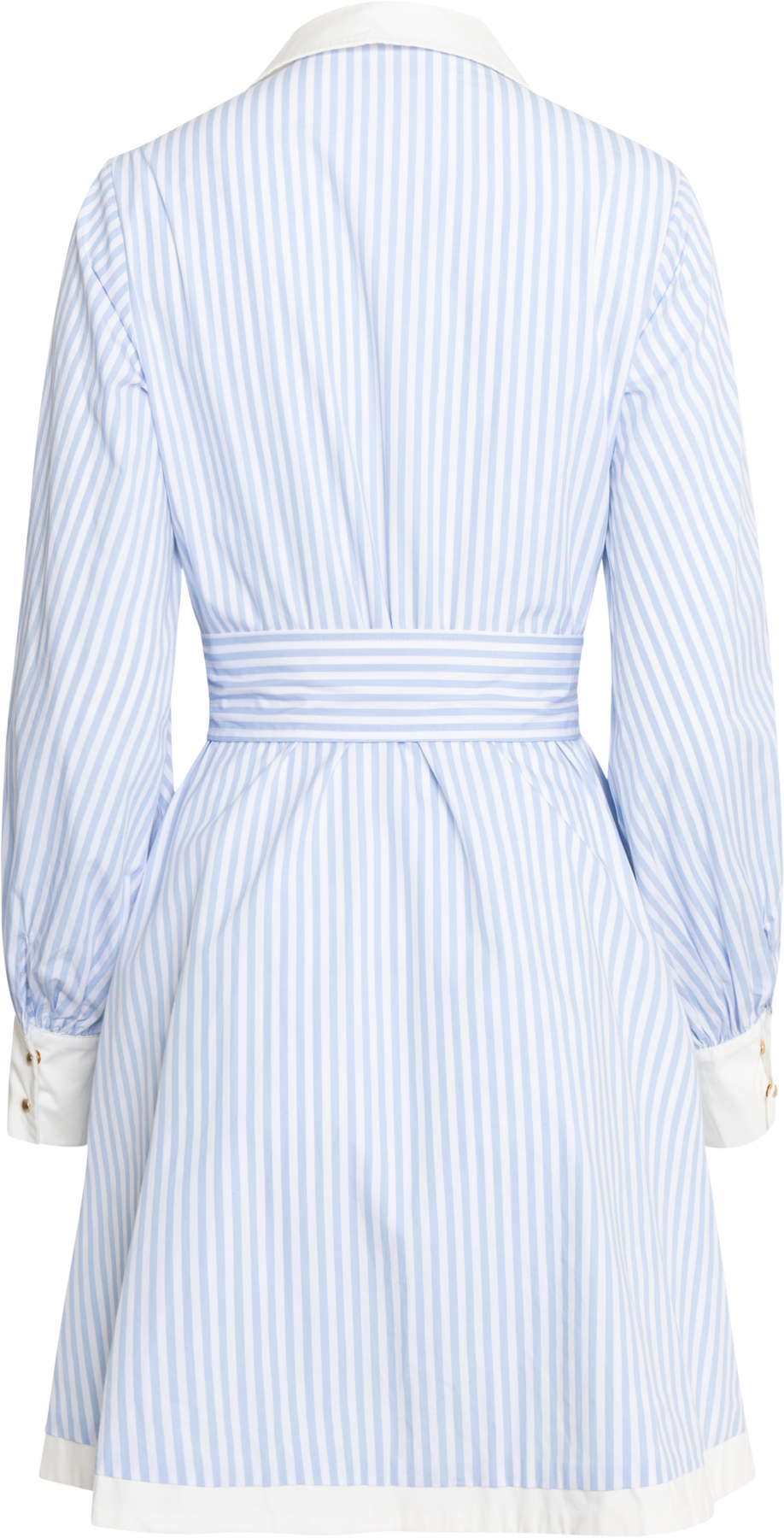 Linnea Stripe Shirt Dress - Light Blue Stripe