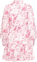 Liv Porcelain B Anglaise Dress - Dark Pink