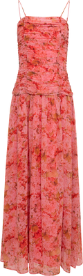 Dagmar Flowy Bandeau Dress - Pink