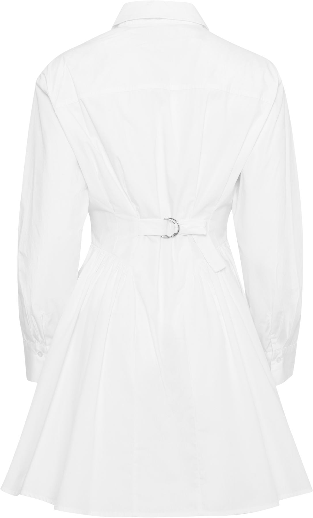 Esmeralda Poplin Shirt Dress - White