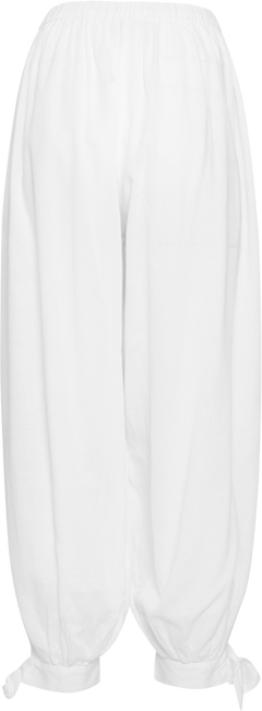 Elea Cotton Voile Pants - White