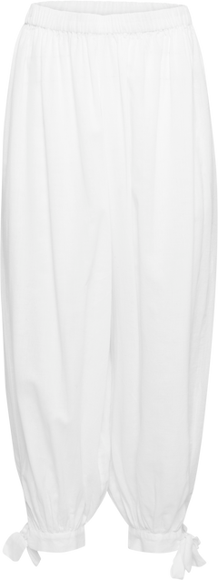 Elea Cotton Voile Pants - White