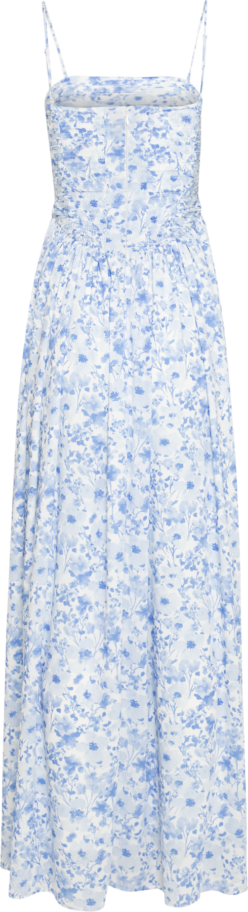 Meya Chiffon Bandeau Dress - Blue Print