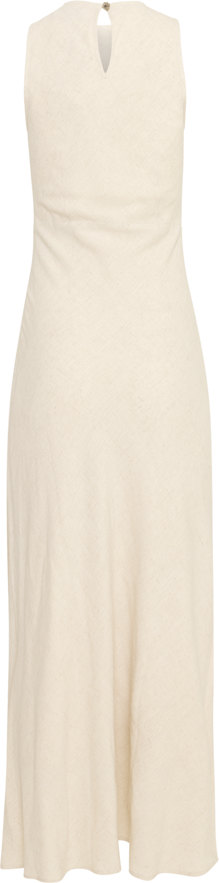 Eden Linen Maxi Dress - Beige