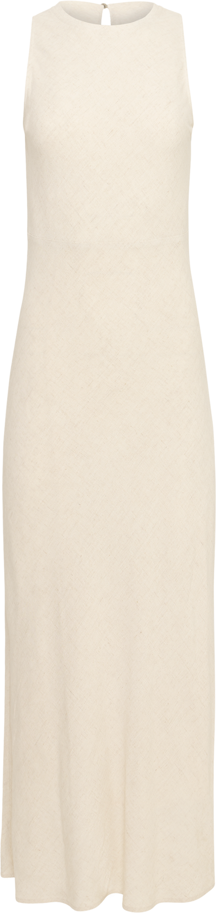 Eden Linen Maxi Dress - Beige