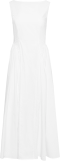 Elva Cotton Poplin Dress - White