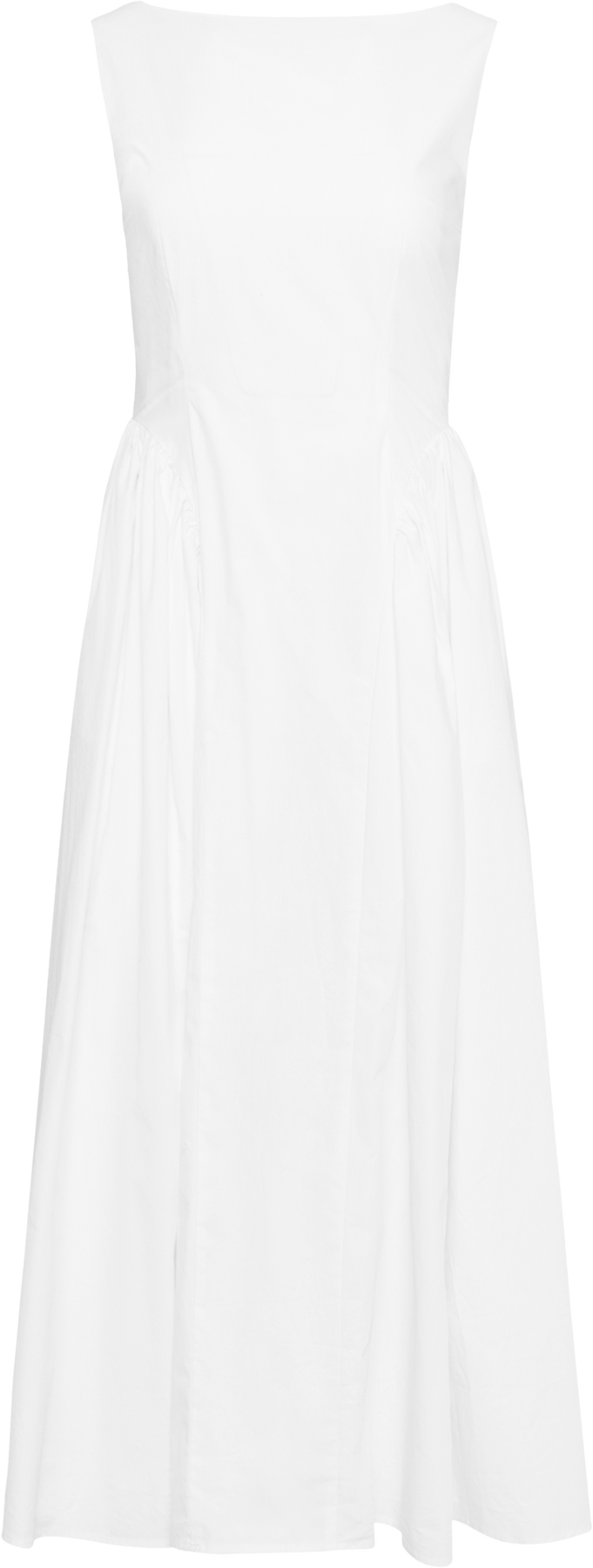 Elva Cotton Poplin Dress - White