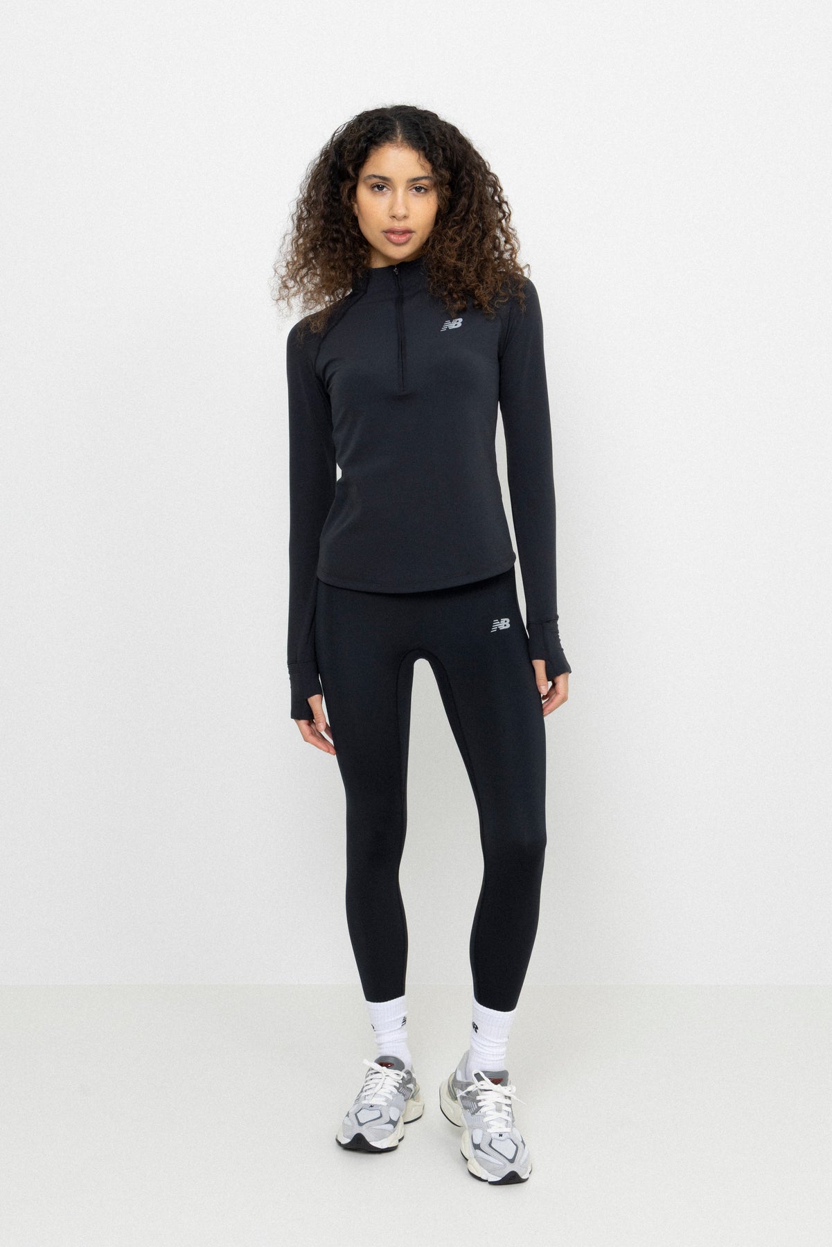 Nb Harmony Half Zip - Black