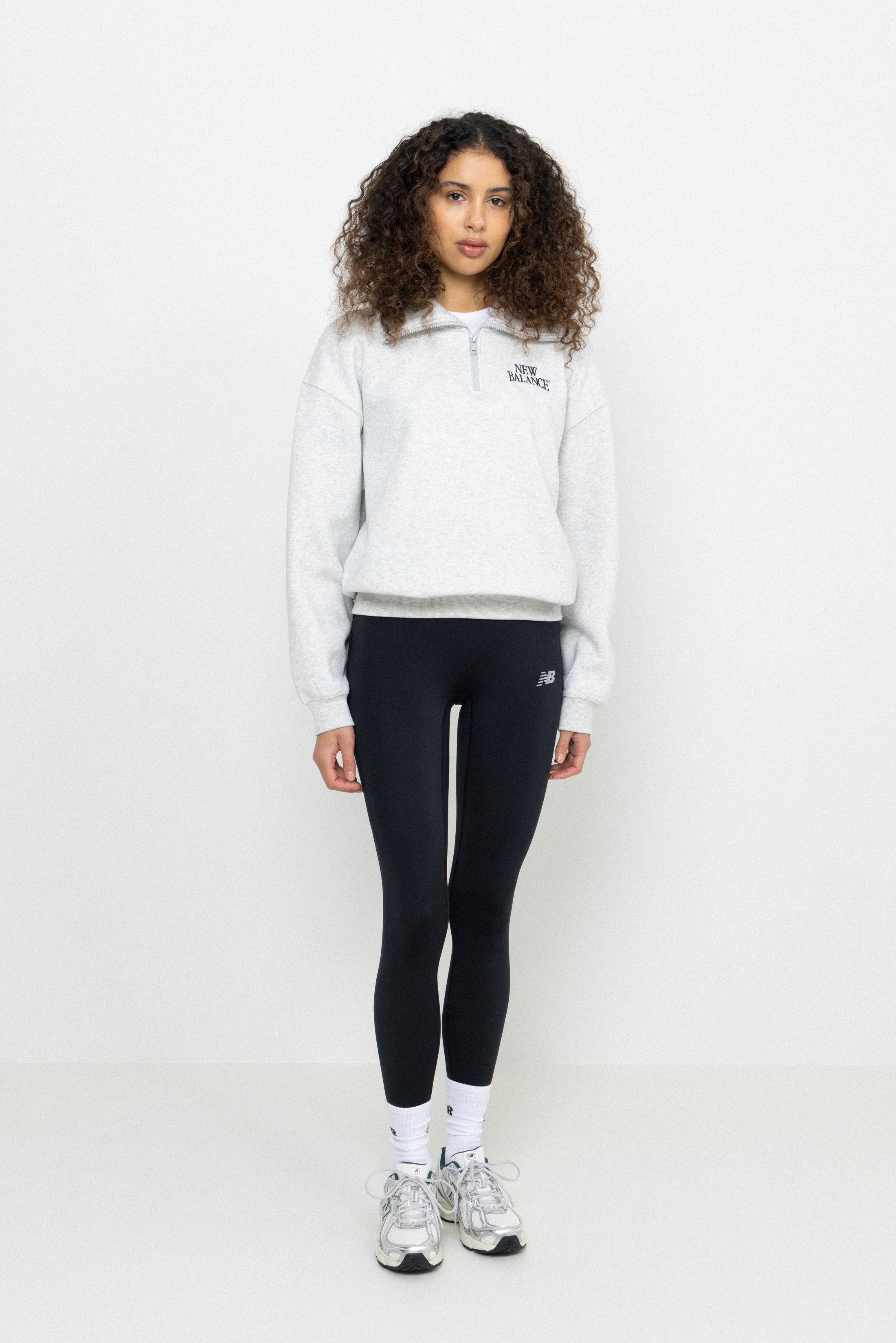 Trackside Fleece Half Zip - Ash Heather