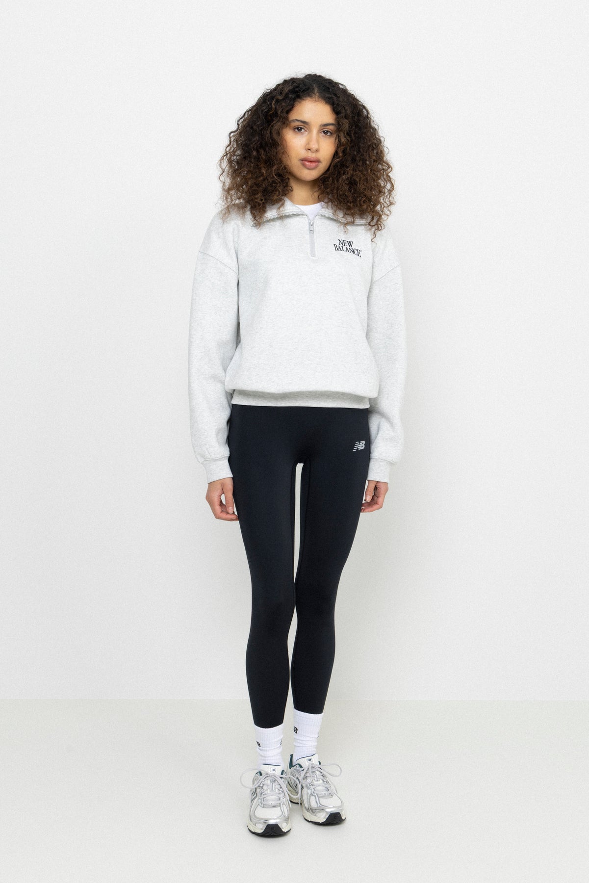 Trackside Fleece Half Zip - Ash Heather