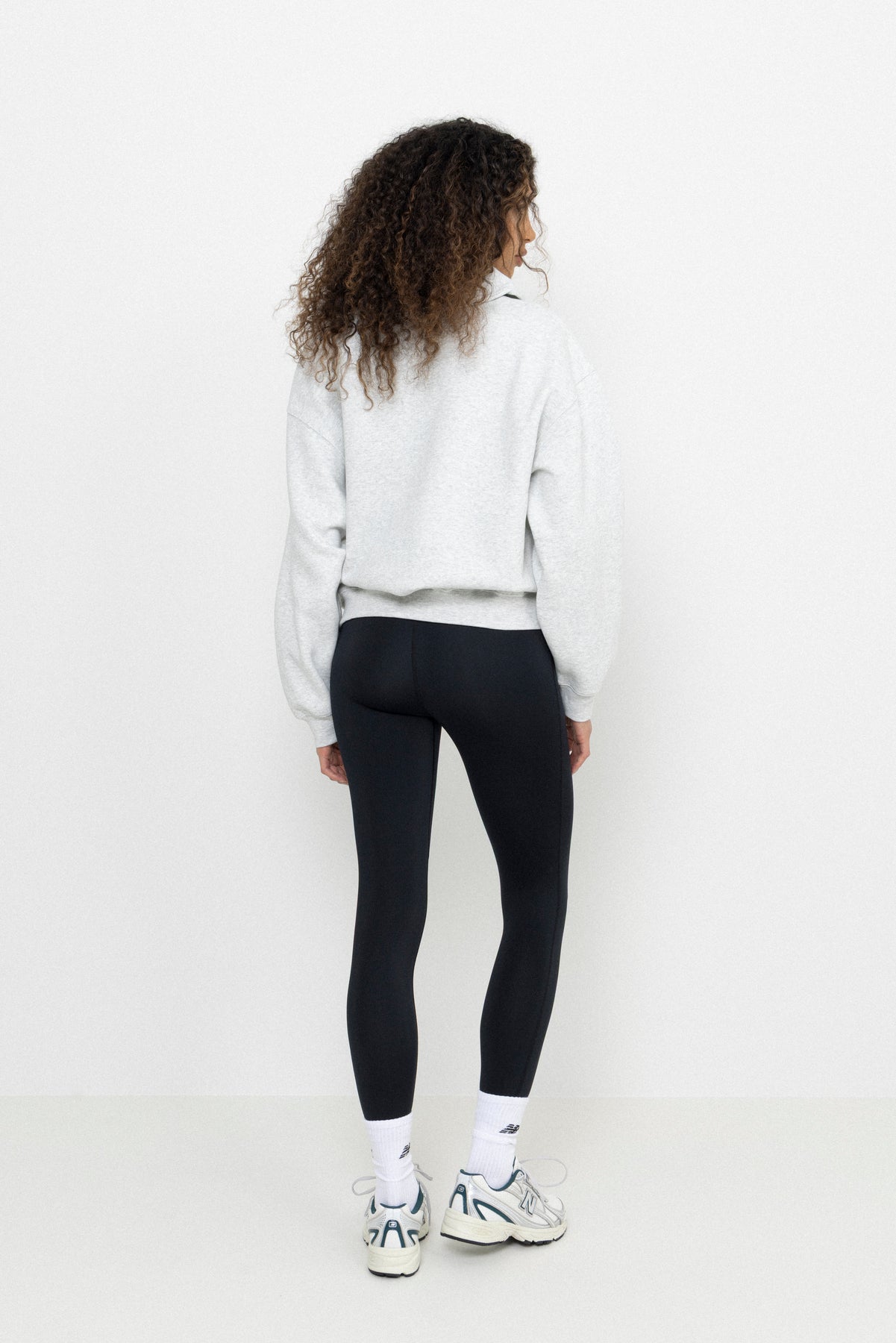 Trackside Fleece Half Zip - Ash Heather