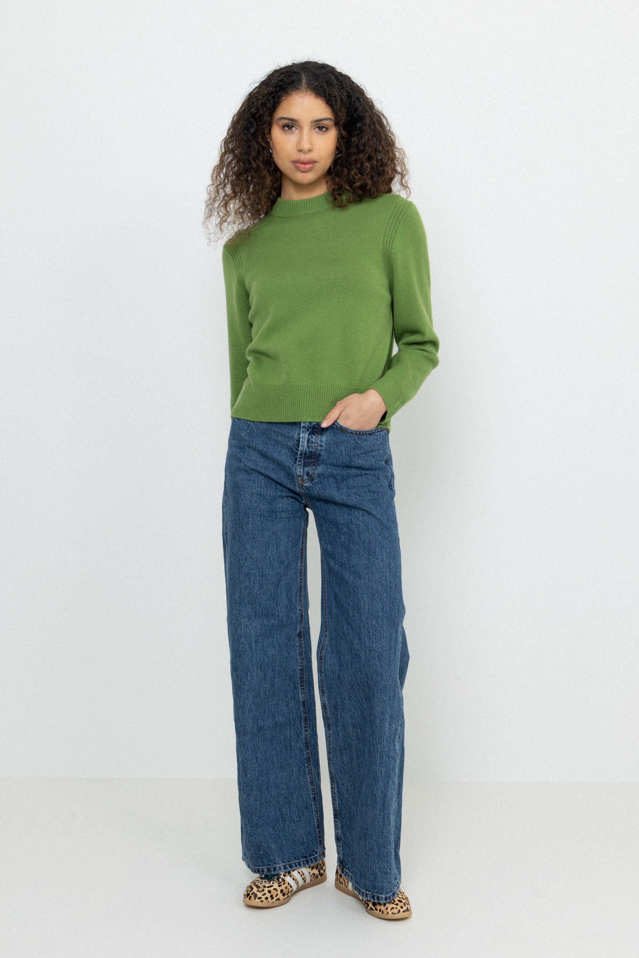 Alma Sweater - Tulip Green