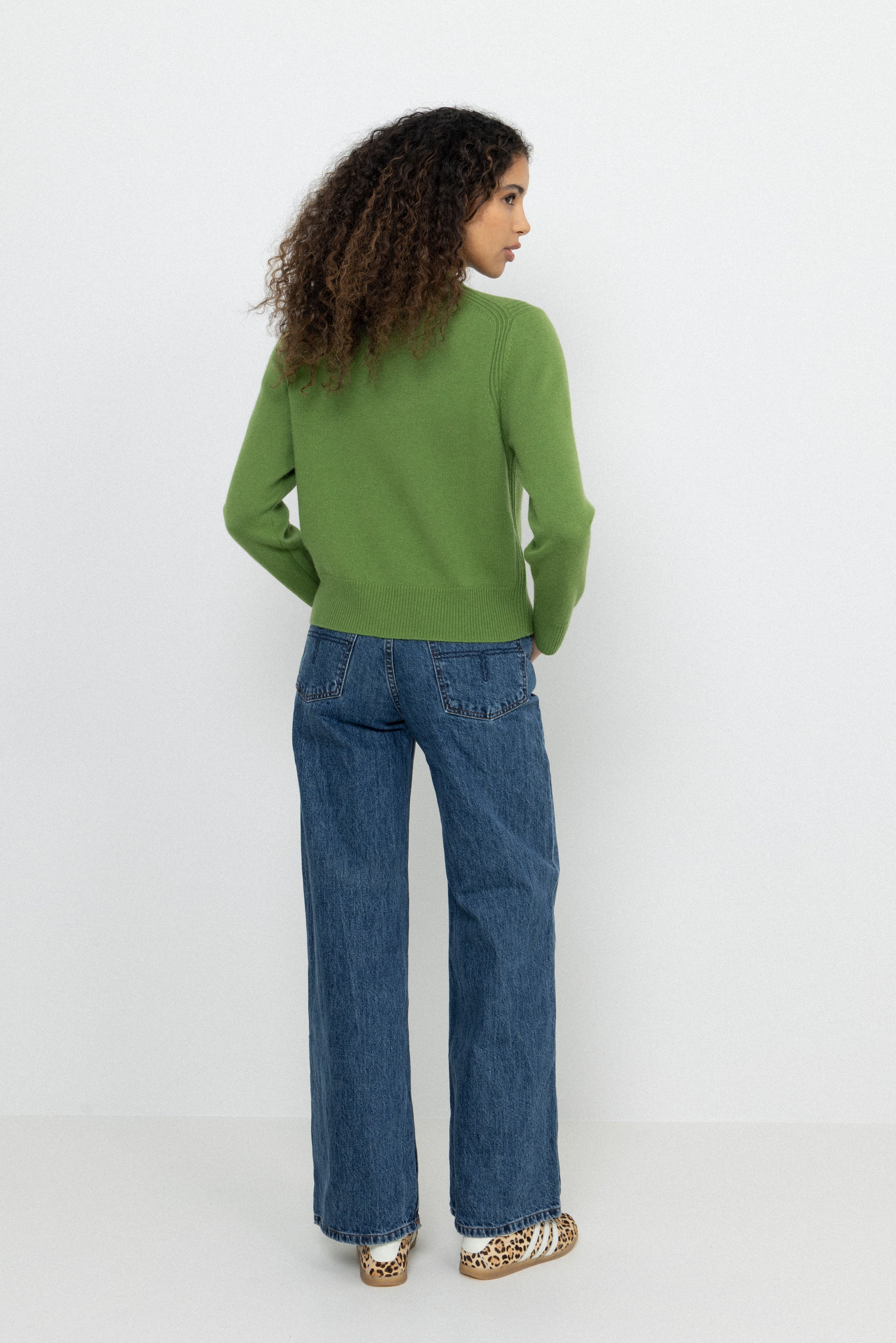 Alma Sweater - Tulip Green