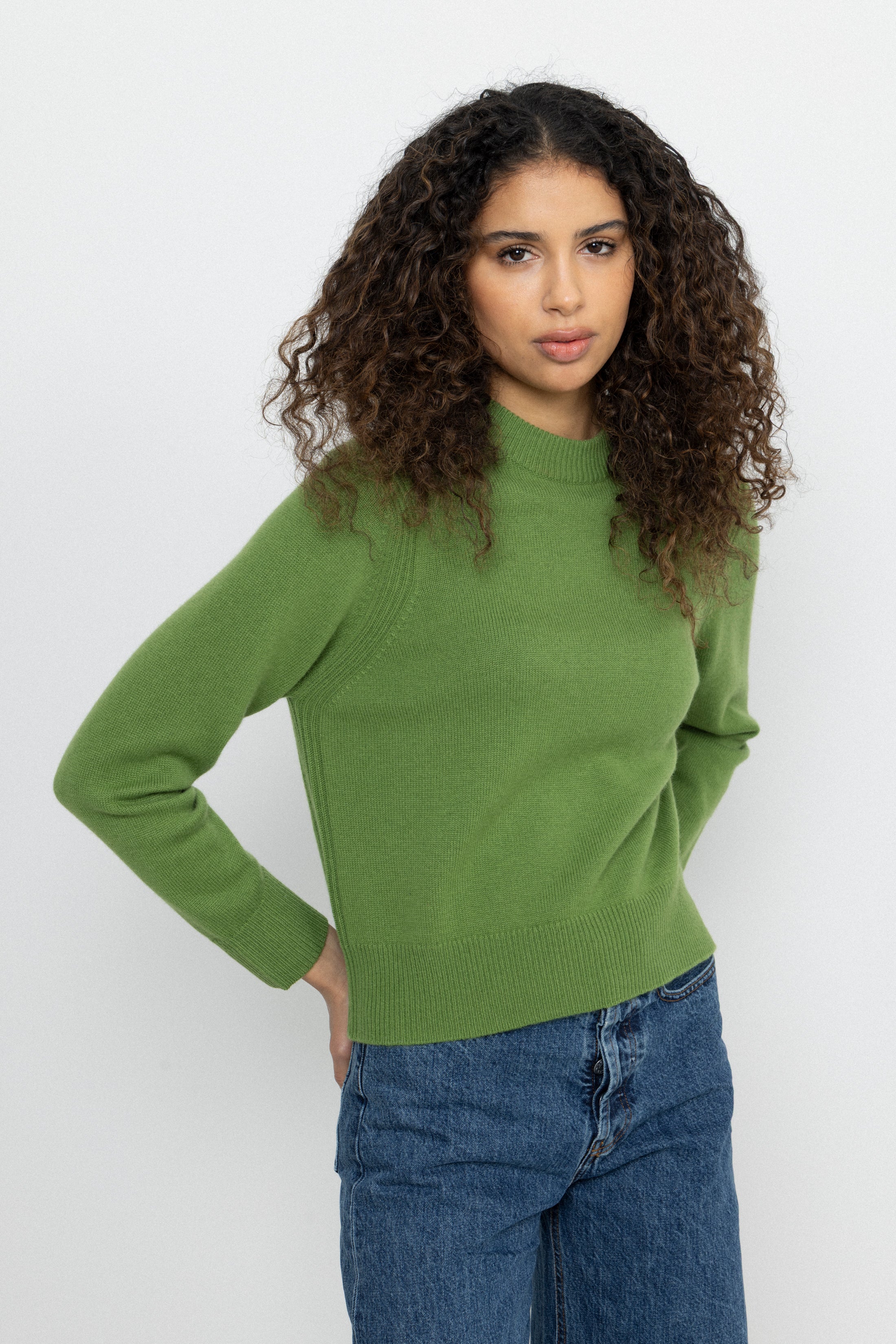 Alma Sweater - Tulip Green