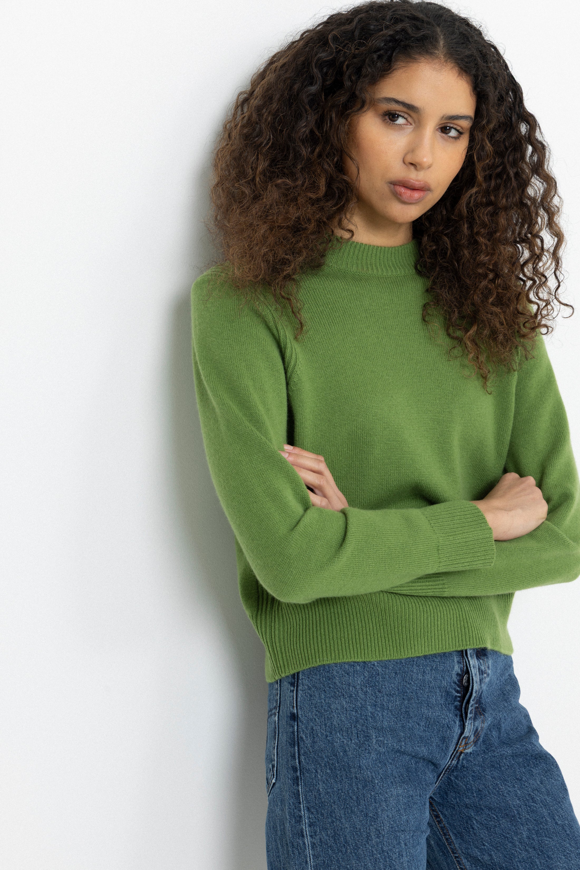 Alma Sweater - Tulip Green