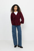 Anneic Cardigan - Bordeaux