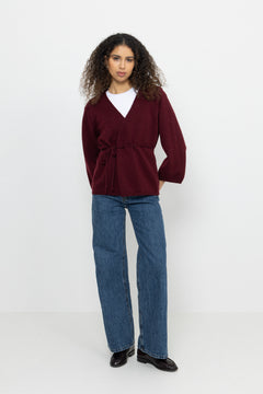 Anneic Cardigan - Bordeaux