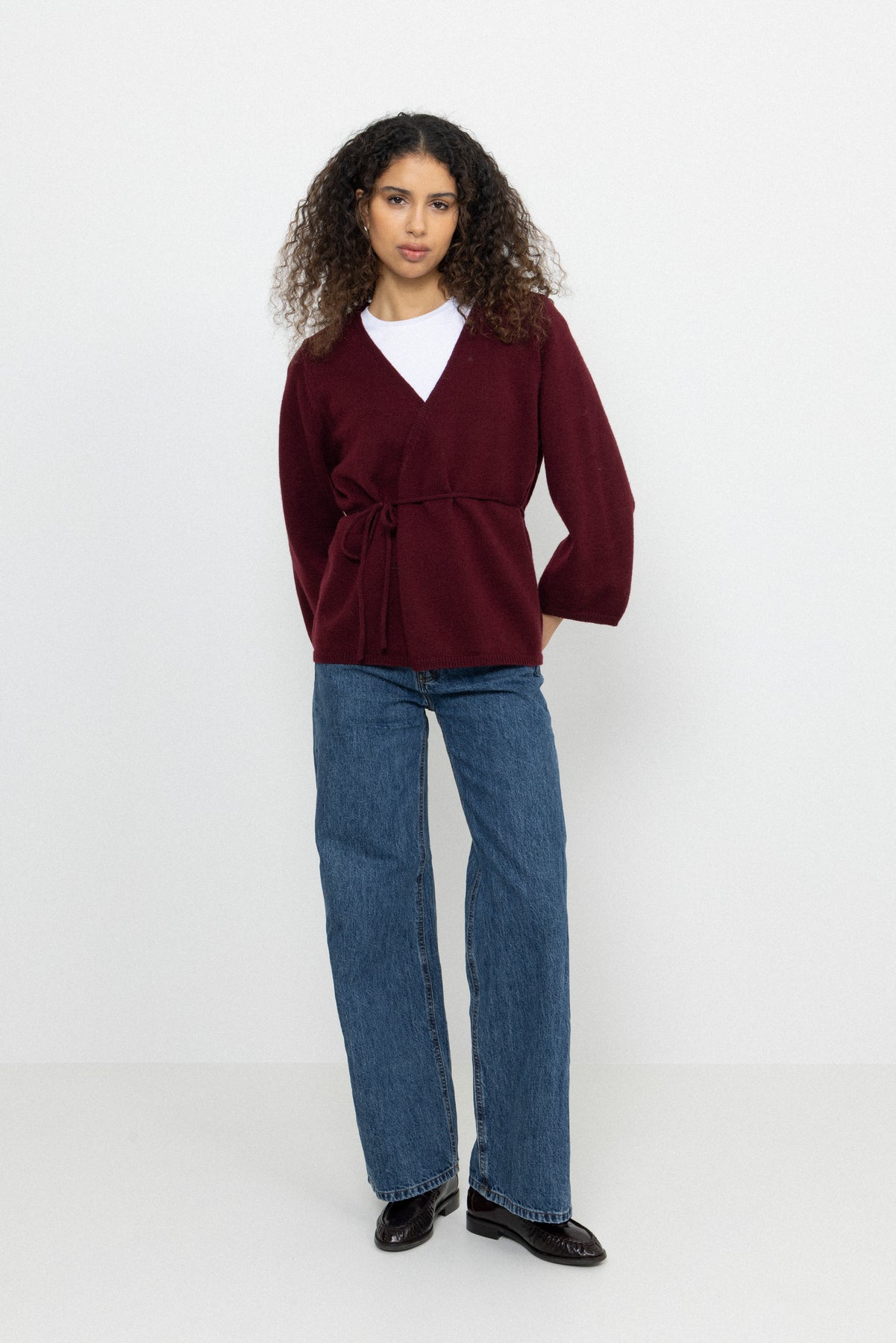 Anneic Cardigan - Bordeaux
