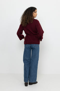 Anneic Cardigan - Bordeaux