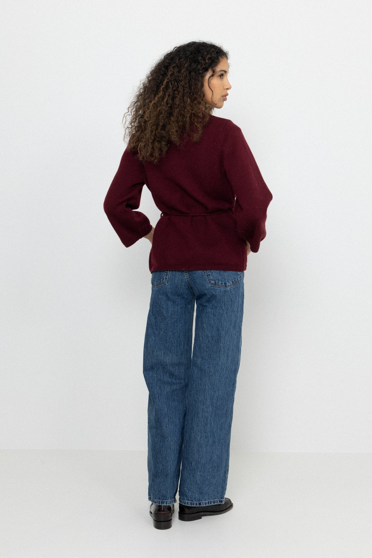 Anneic Cardigan - Bordeaux