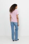 Essential Ss V-Neck Tee Noos - Bleached Mauve