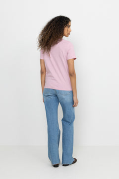 Essential Ss V-Neck Tee Noos - Bleached Mauve