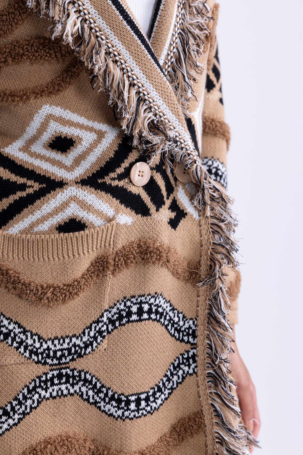 Harmoni Cardigan - Camel