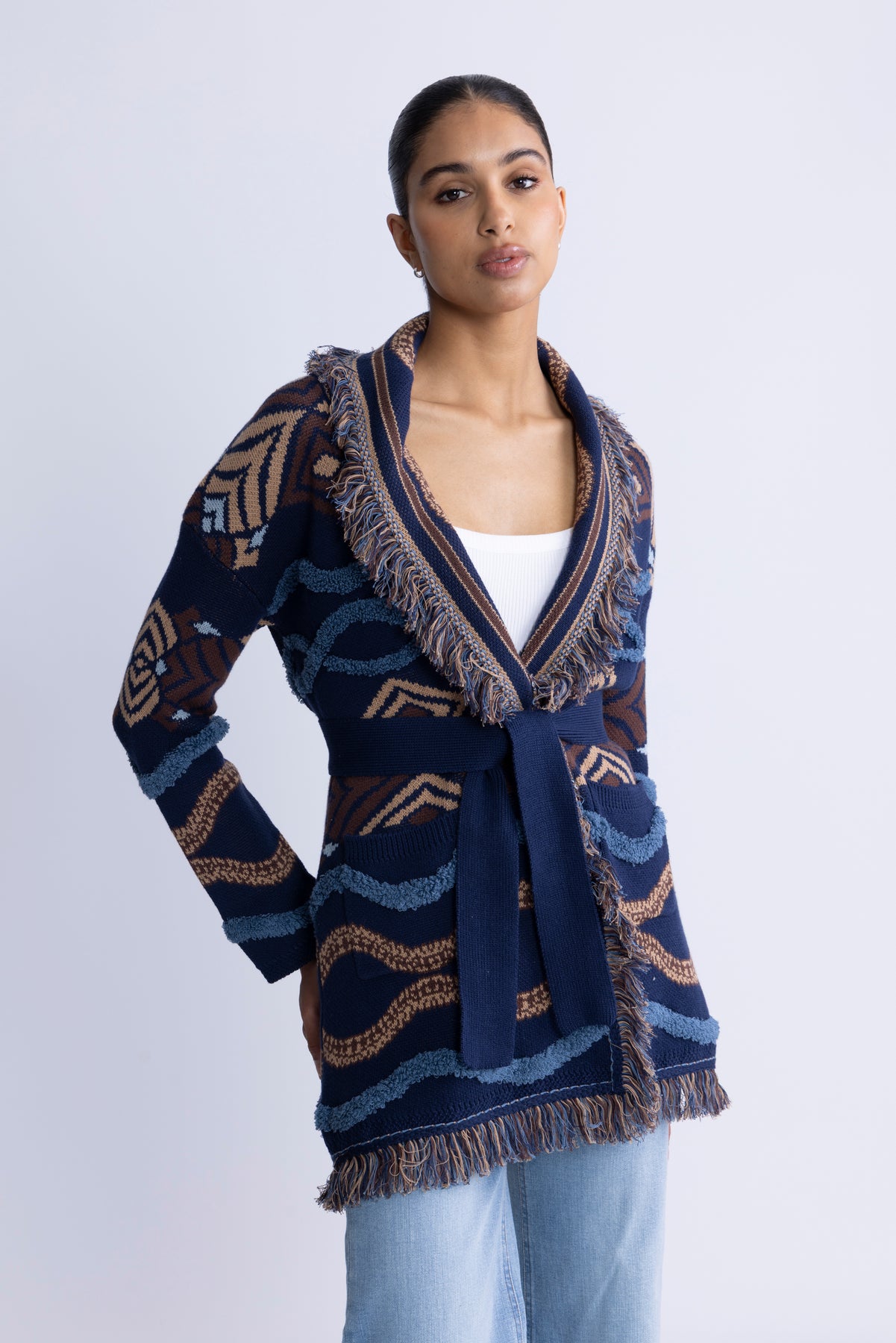 Harmoni Cardigan - Navy