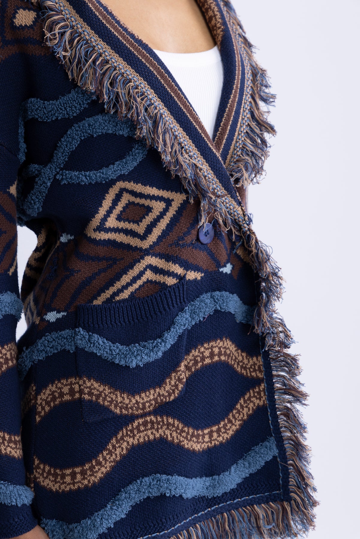 Harmoni Cardigan - Navy