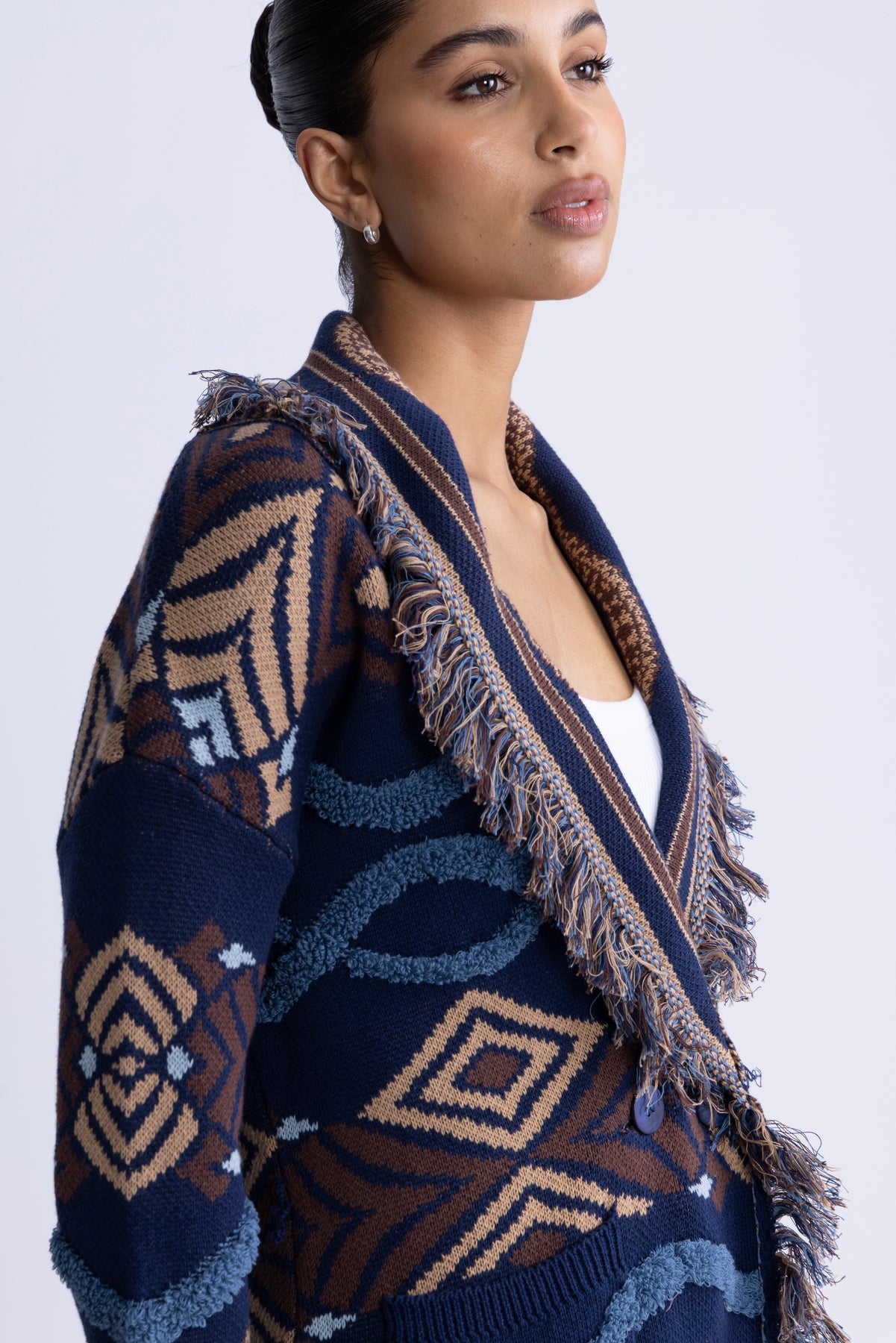 Harmoni Cardigan - Navy