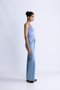 Cotton Tank Top - Sky Blue