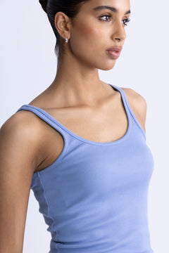 Cotton Tank Top - Sky Blue