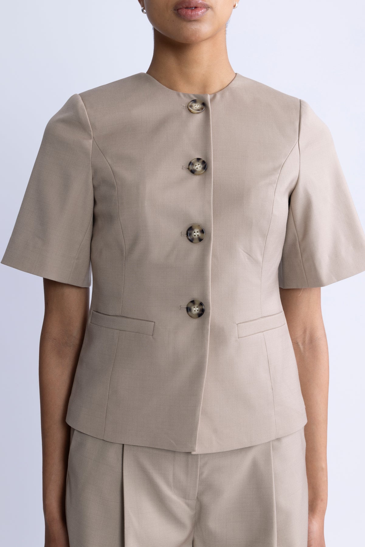 Kasundra Blazer - Oyster