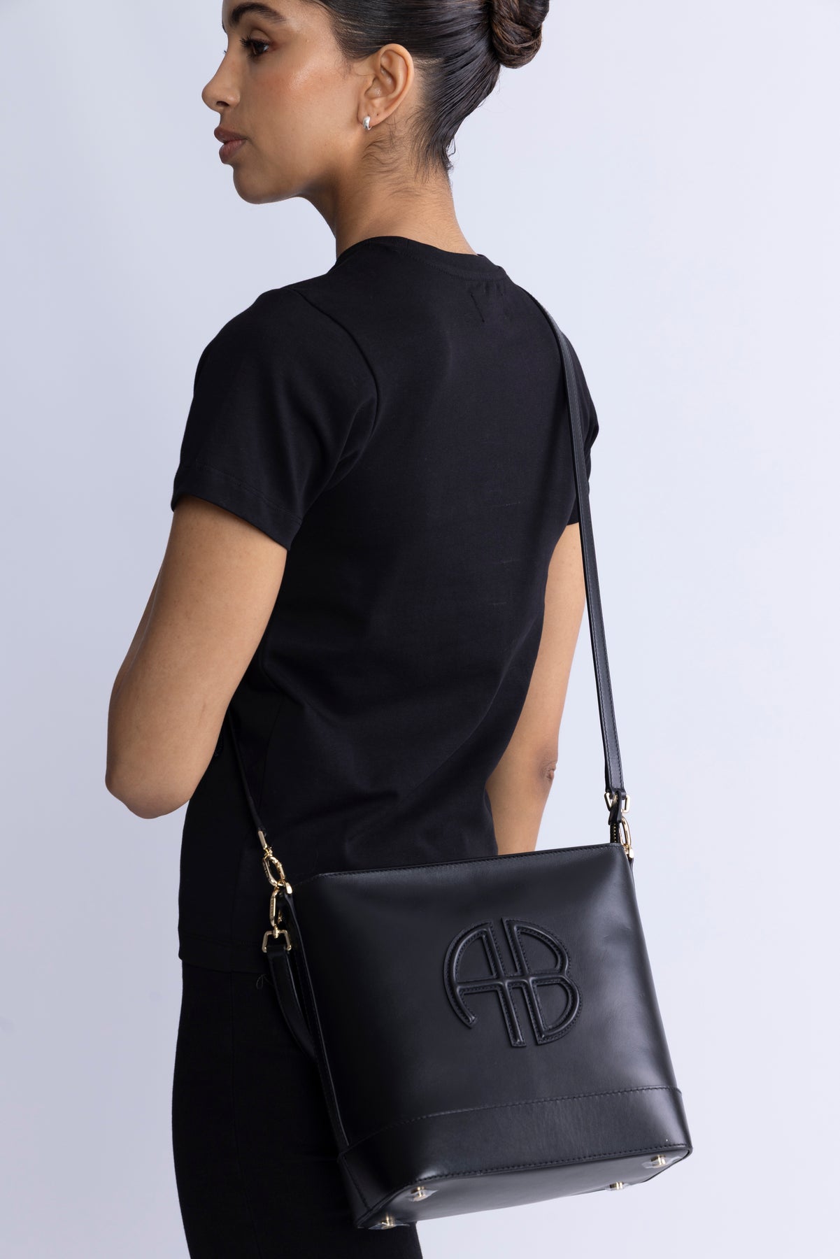 ハンドバッグ Anine Bing Lili Bucket Bag - Leather - Black Anine Bing Lili Bucket Bag in Black | Lyst