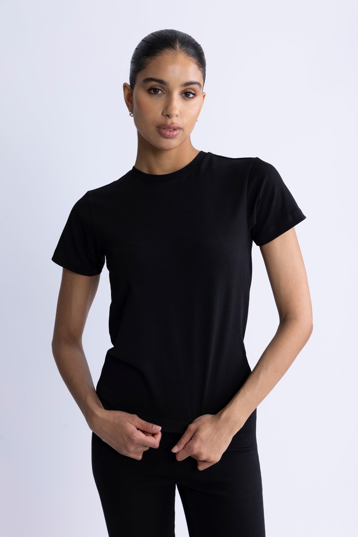 Wmn T-Shirt 220G - Black