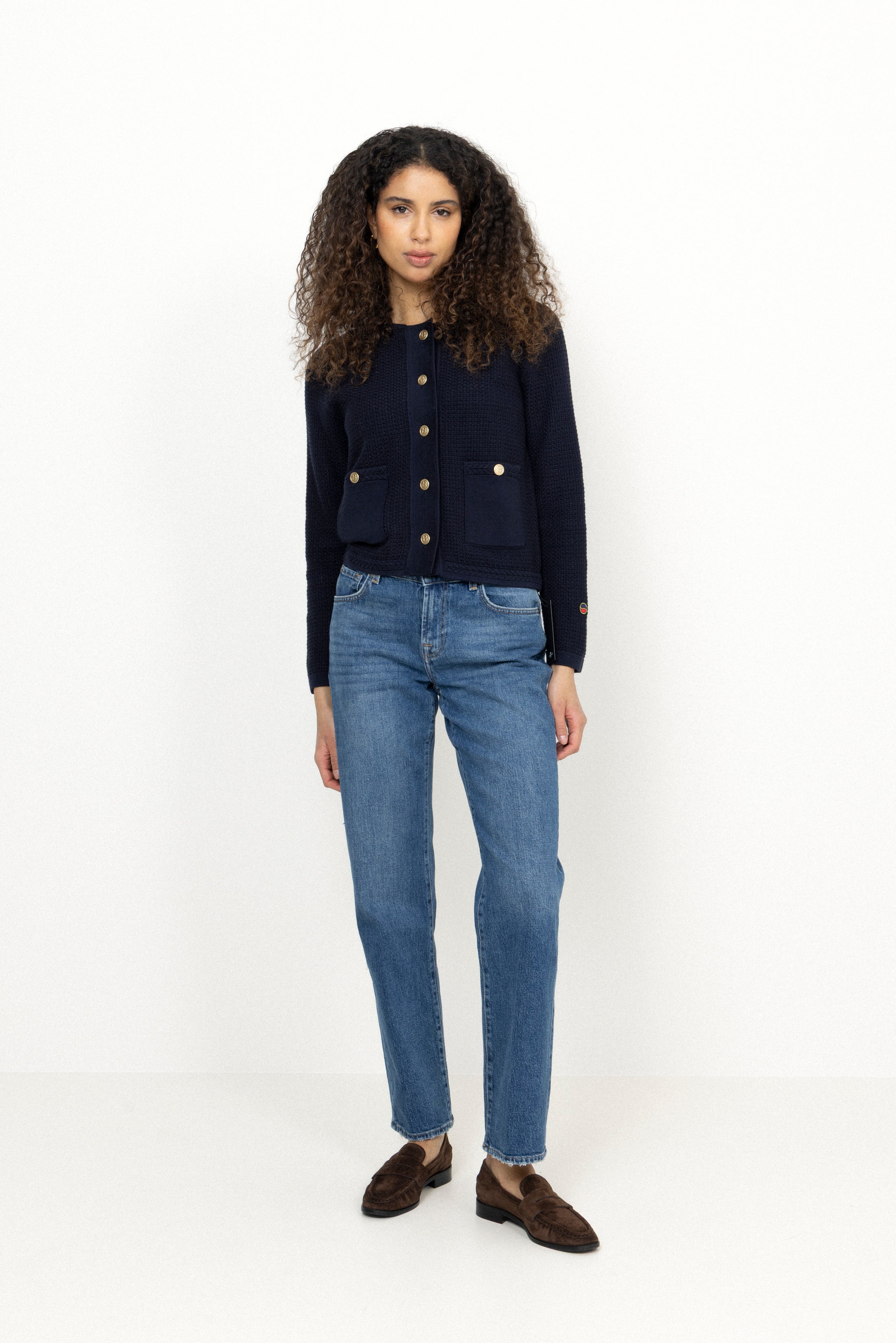 Estelle Cardigan - Marine