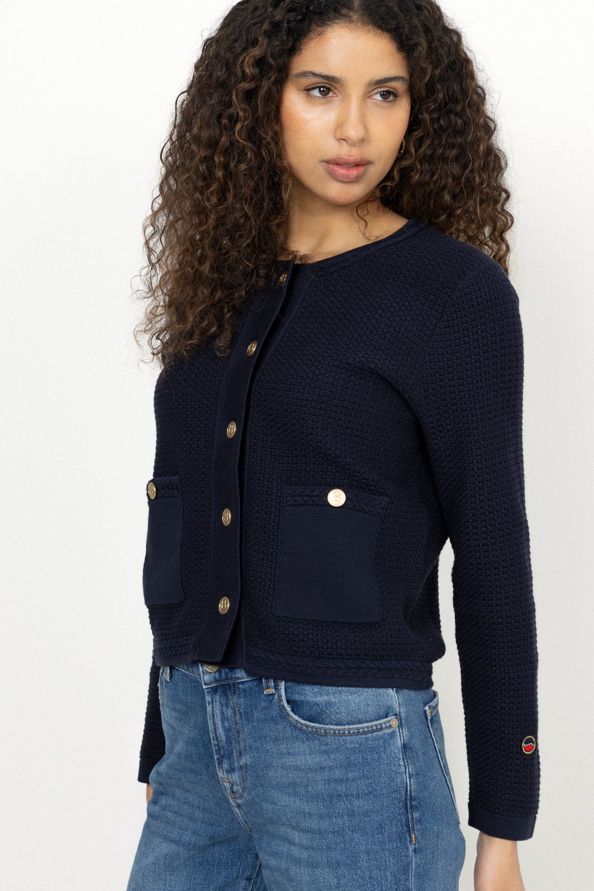 Estelle Cardigan - Marine