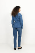Regular Agathe Denim Shirt - Medium Blue Denim