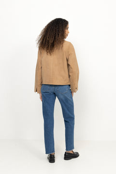 Susen Suede Jacket - Camel