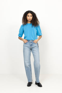 Tenny 3/4 Sweat Top - Malibu Blue