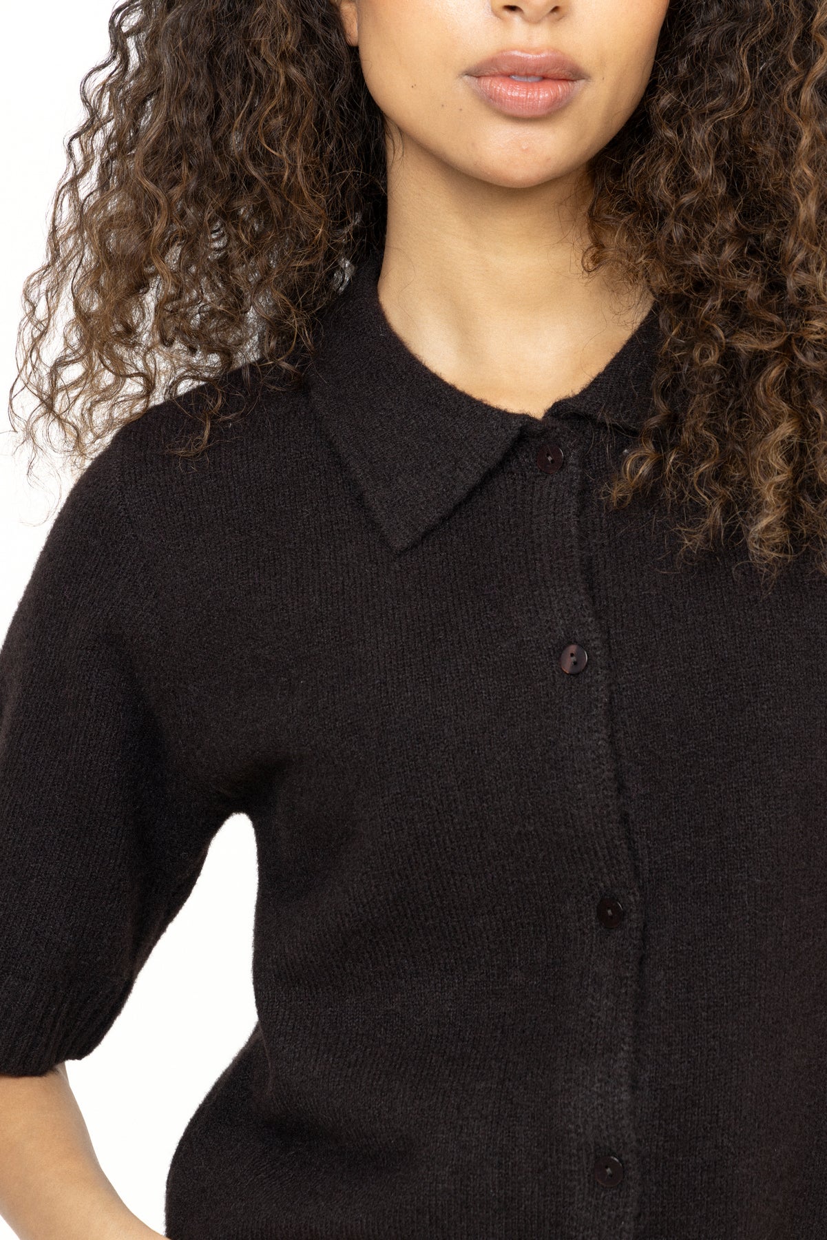 Cunna Knit Blouse - Dark Brown